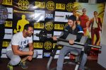 John Abraham and Varun Dhawan at gold gym in Mumbai on 9th July 2016